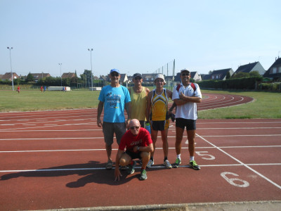 Fin d'entraînement  5 x 800m à 95% de v.m.a "sous la chaleur bravo"